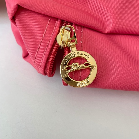 Longchamp Le Pliage Nylon Backpack FLOWER PINK New - Picture 14 of 14